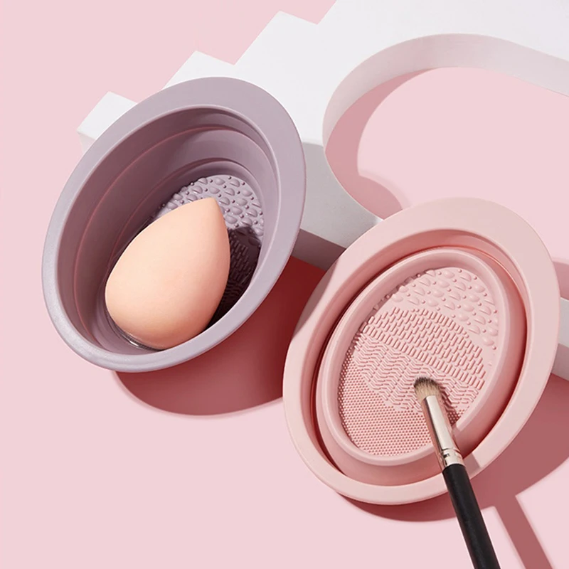 Beauty Makeup Brushes - Silicone Makeup Brush Cleaning Bowl Beauty