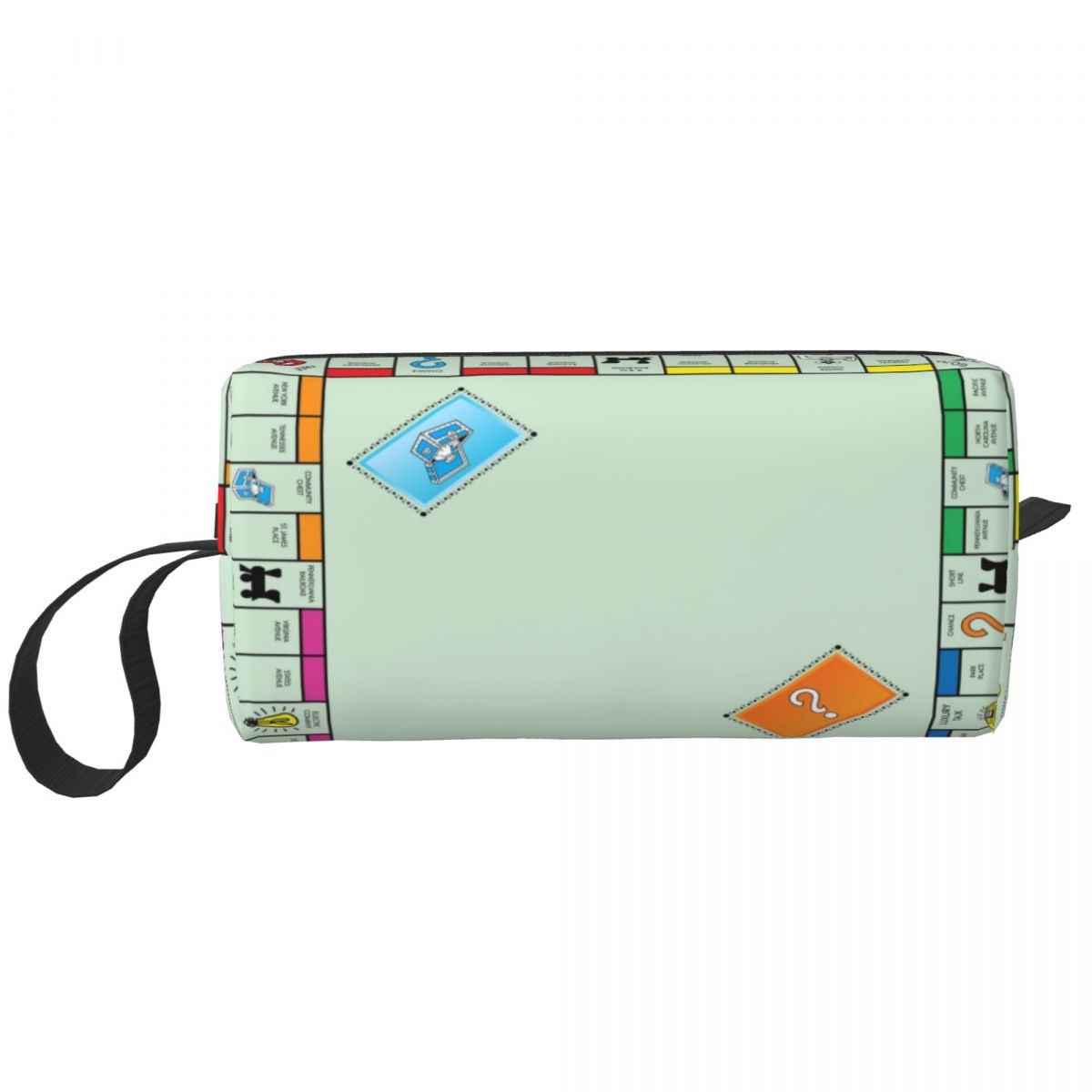 Makeup Beauty Makeup Game - Board Game Board- Monopoly Makeup Bag