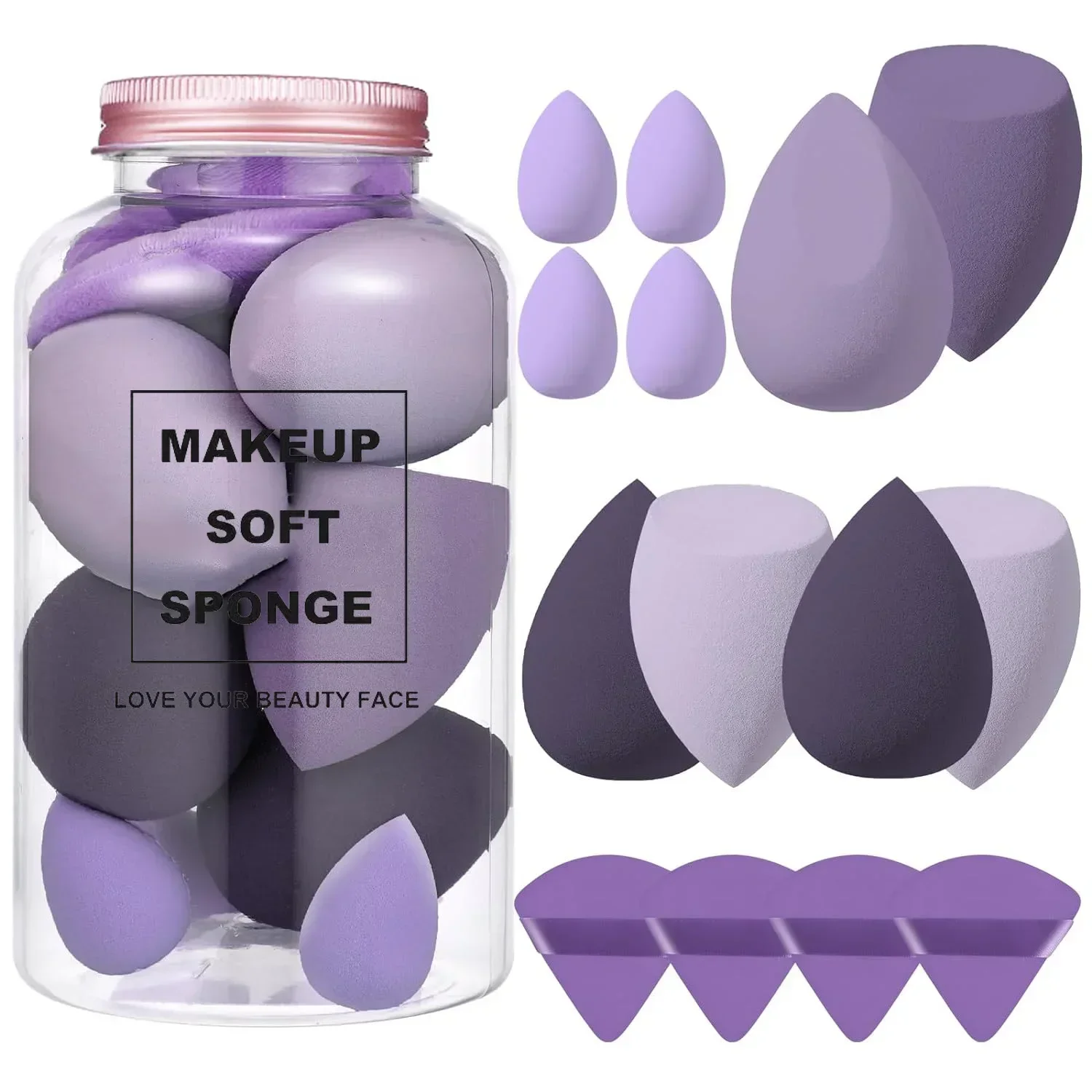 Beauty Blender In Makeup - 12/14Pcs Makeup Sponge Blender Beauty Egg