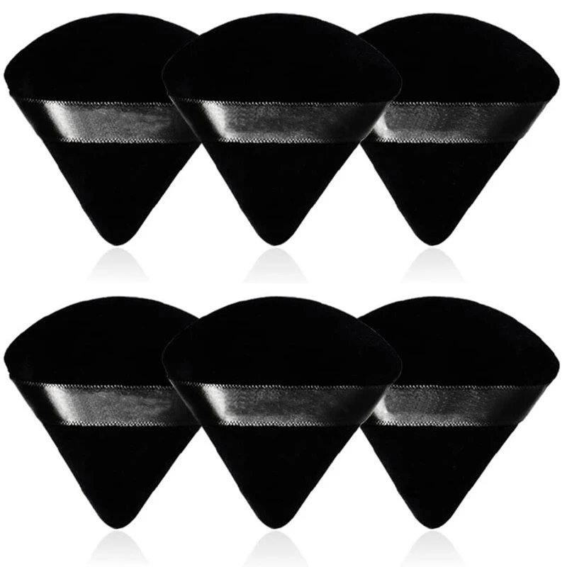 Beauty Blender In Makeup - 2/6Pcs Triangle Powder Puff Face Makeup
