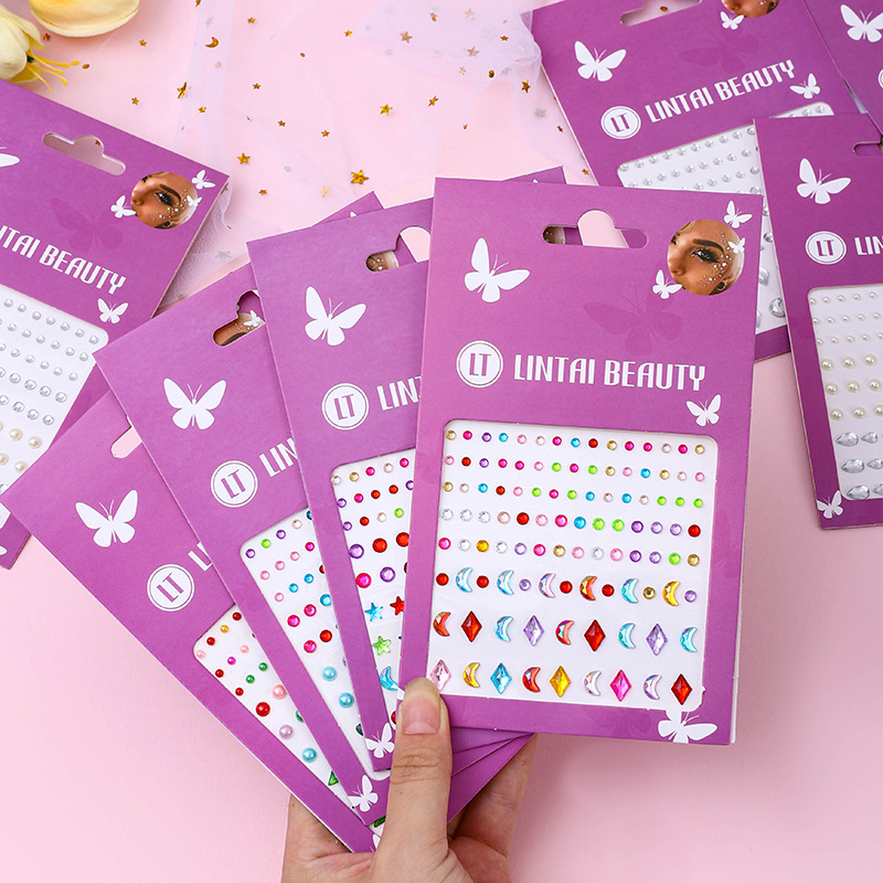Beauty Of Makeup - Hot Selling Face Gems Stickers Self