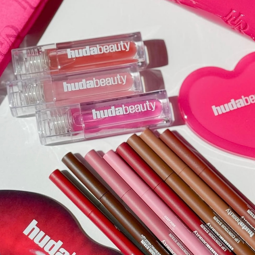 Huda Beauty Makeup Set - 8Color Lip Liner Pen Set Long-Lasting