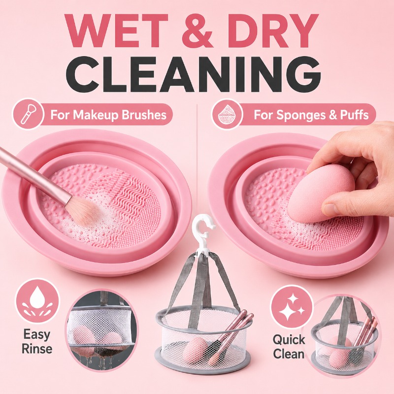 2-in-1 Silicone Makeup Brush C - огляд і ціна Beauty Makeup Brushes
