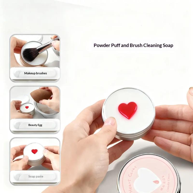 SU Cute Heart Shaped Makeup Br - огляд і ціна Beauty Makeup Brushes