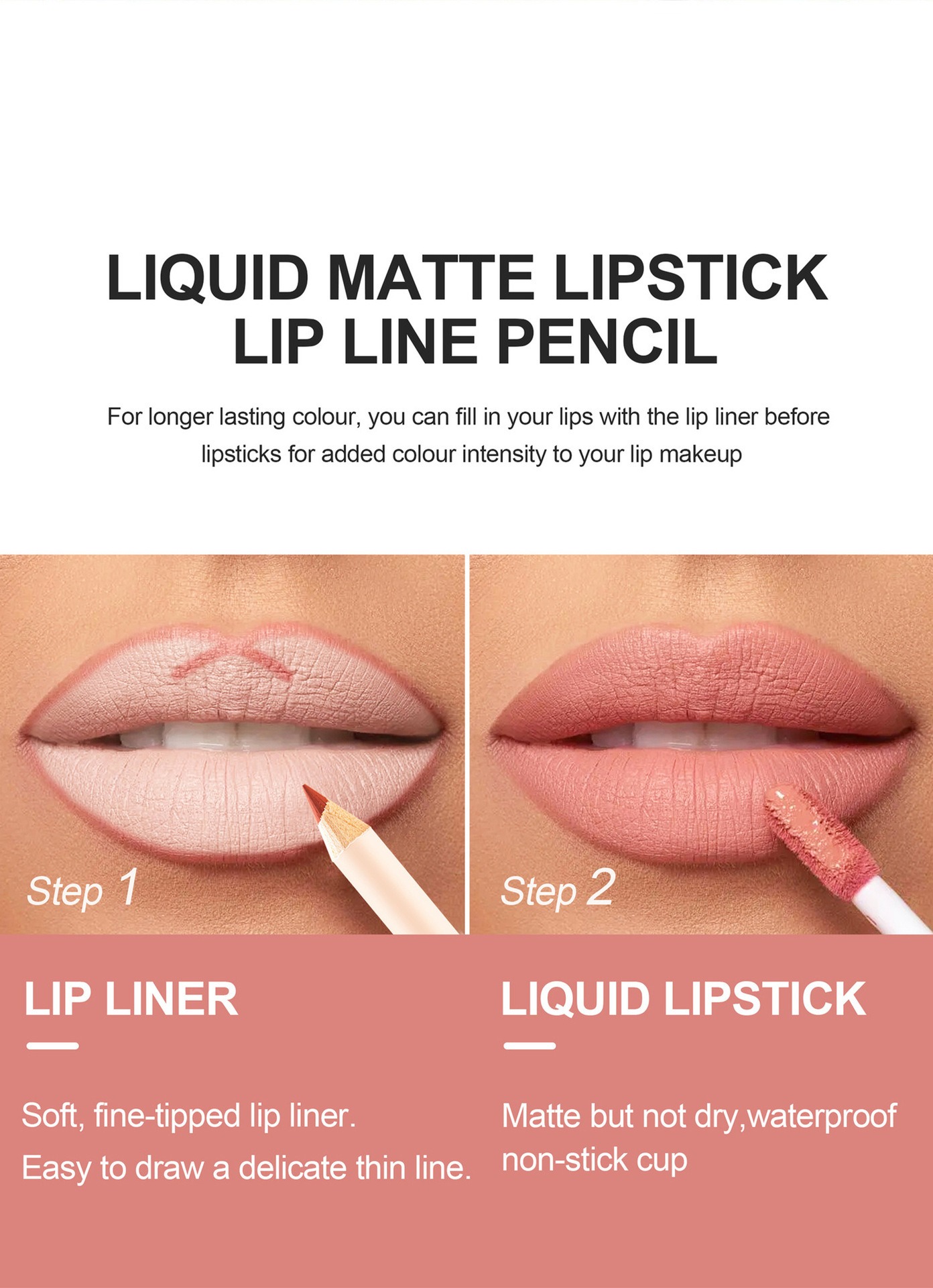 12 Color Lip Liner and Lipstic - огляд і ціна Beauty Makeup Stores