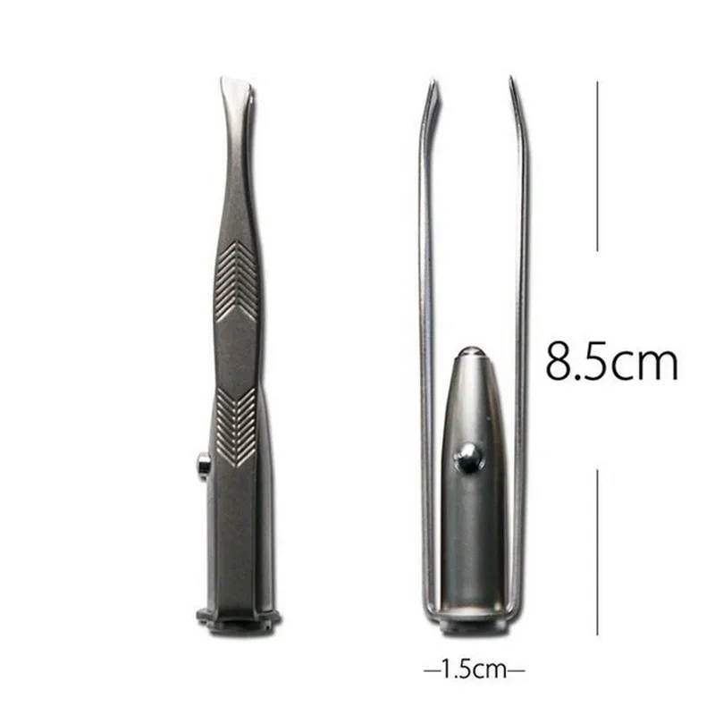 1/3Pcs Led Eyebrow Tweezers St - огляд і ціна Beauty Makeup Design