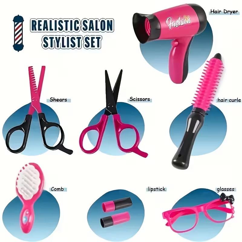 17Pcs Girls Beauty Salon Set M - огляд і ціна Makeup Beauty Makeup Game
