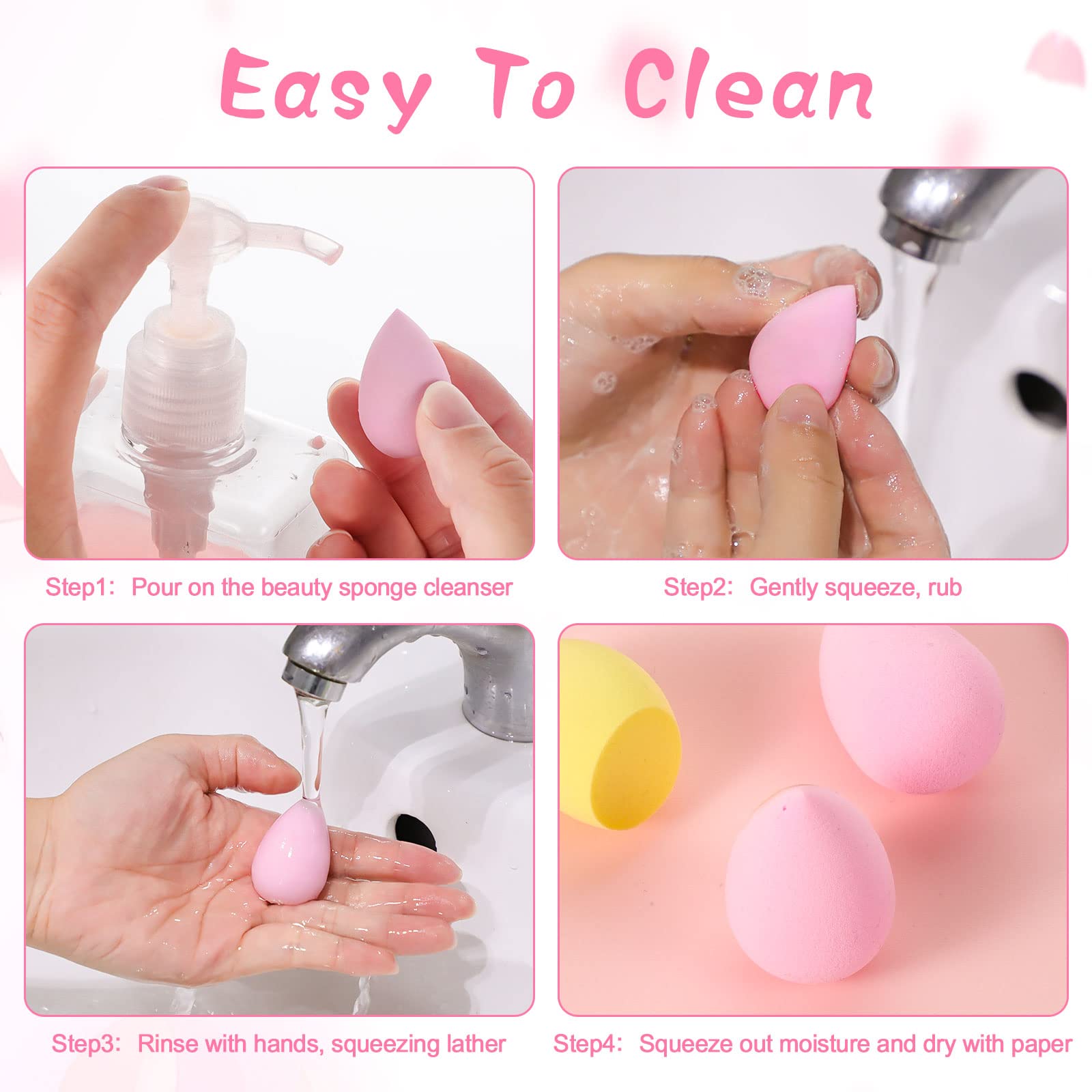 15 Pcs Makeup Sponge Set, Beau - огляд і ціна Beauty Bay Makeup