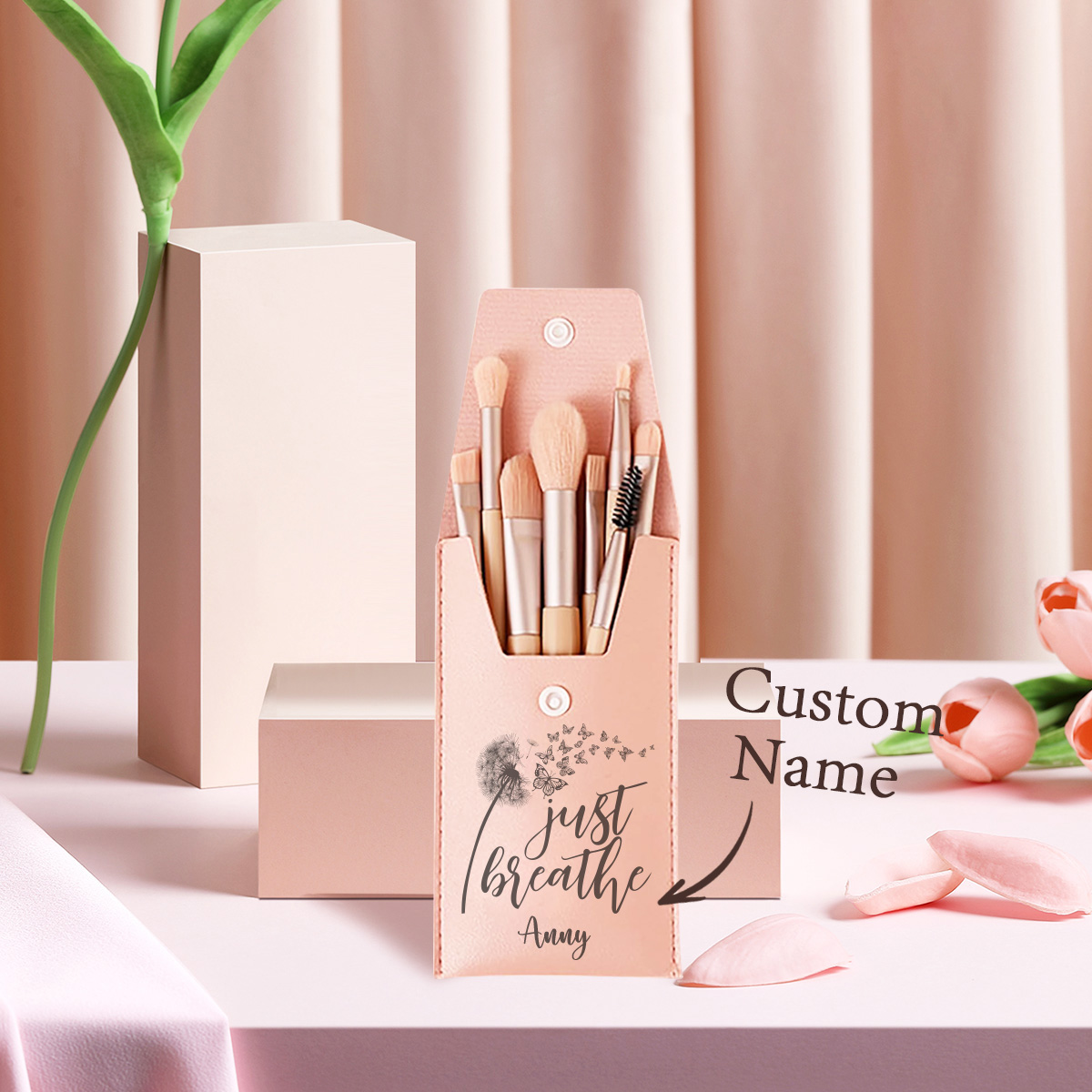 1pc Custom Name Makeup Brush,  - огляд і ціна Beauty Makeup Design