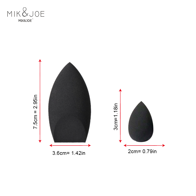 2pcs Black Beauty Sponge Egg - - огляд і ціна Beauty Bay Makeup